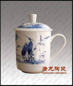 青花茶杯 景德镇青花瓷茶杯 订做青花茶杯